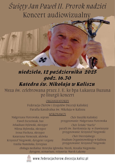Dzień Papieski - Koncert, 12.10.2025