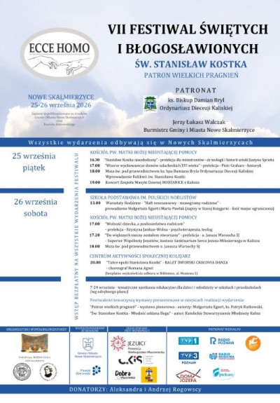 Festiwal w 300. rocznicę kanonizacji św. Stasia Kostki